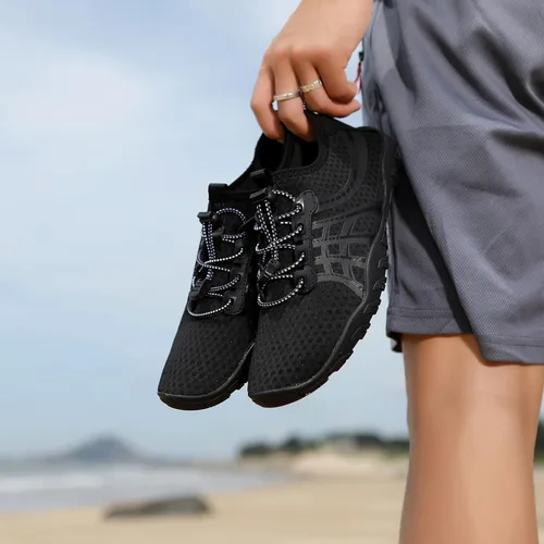 Vista 8 de Whatseaso Mens Womens Water Shoes Quick Dry Aqua Barefoot Shoes for Diving Swim Surf Walking Beach Yoga