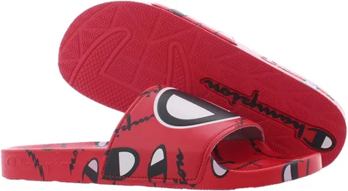 Vista 2 de Champion Sandalias IPO Warped Slide para hombre Negro