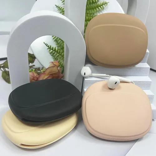 Vista 7 de Organizador de auriculares de silicona - Estuche de almacenamiento de cable de datos - Mini caja de almacenamiento magnética - Bolsa