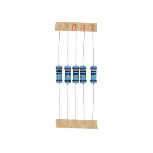 Vista 15 de 100PCS 1 vatios 1W 0R1 0.1 ohmios 1% resistencia de película metálica