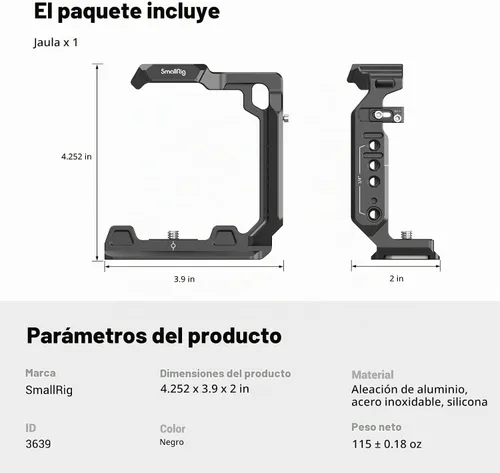 Vista 7 de Media jaula para cámara SmallRig