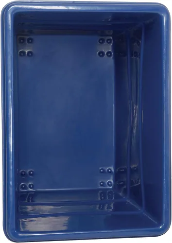 Vista 4 de Global Industrial 16 Bushel caja de plástico a granel camión, base de chasis de acero, 1000 libras. de capacidad, 4 in ruedas de goma que no maran