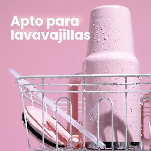 Vista 8 de Hydro Flask Vaso de Viaje con Asa, Tapa y Pajita - Acero Inoxidable Aislado en 24 Oz Aloe