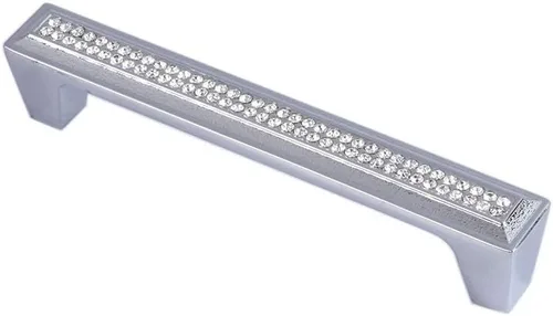 Vista 18 de LANC Tiradores de gabinete de cristal negro para cocina y baño, manijas de gabinete para dormitorio, pomo de gabinete negro mate brillante