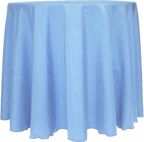 Vista 48 de Mantel reversible de satén Shantung de Ultimate Textile Majestic 96" redondo, Satin, Paquete de 2