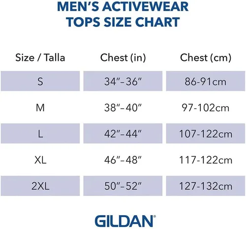 Vista 4 de Gildan - Camiseta de algodón y de manga larga para hombre, modelo G2400