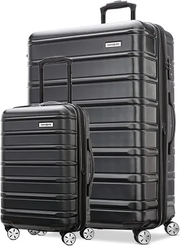Vista 40 de Samsonite Omni 2 - Equipaje rígido extensible con ruedas giratorias, Plateado (Arctic Silver)