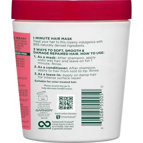Vista 3 de Garnier Hair Care Fructis - Máscara para el cuidado del cabello, bayas de Goji, Golosinas