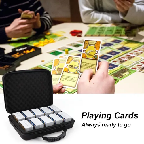 Vista 6 de 1200-2200 Card Game Case for Cards Against Humanity Game,Collectible Trading Card Storage Holder Compatible for Pokemon Cards, Sports Card and