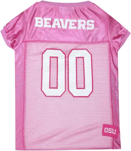 Vista 26 de Pets First Camiseta de la NCAA para perros y gatos, camiseta rosa de California Golden Bears, talla XS. Lindo traje rosa para mascotas