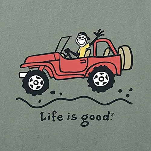 Vista 2 de Life is Good Camiseta de manga corta para hombre