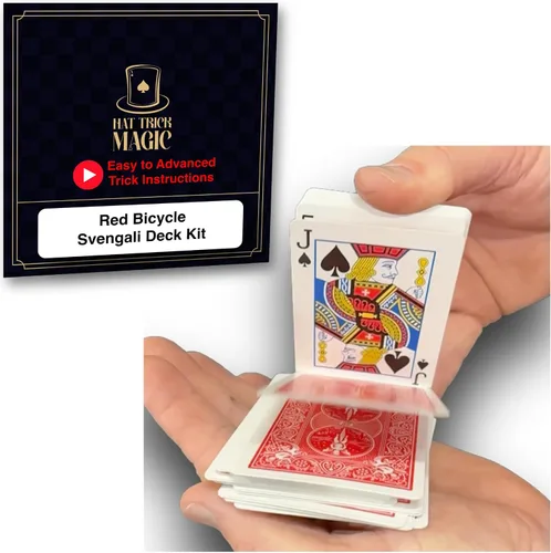 Vista 16 de Ilusiones de cartas para magos principiantes a profesionales: aparición, teletransporte, transformando milagros (Baraja Svengali azul)
