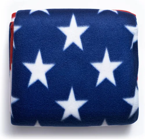 Vista 6 de Manta con la bandera estadounidense, manta de felpa de poliéster de los Estados Unidos, decoración del hogar con bandera estadounidense