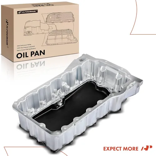 Vista 9 de A-Premium - Sump de aceite de motor con tapón de drenaje Compatible with Volkswagen Jetta 2004-2011, Beetle 2004-2005, Golf 2005-2011, L4 2.0L