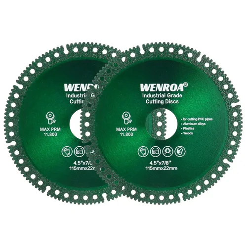 Vista 8 de Paquete de 2 discos indestructibles de 4 pulgadas para amoladora, disco de corte para amoladora angular, compatible con eje de 7/8 pulgadas, hojas