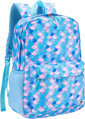 Vista 11 de Fenrici - Mochila para niñas, niños y adolescentes, mochila reciclada para laptop, de 16 x 13.5 pulgadas, Computadora portátil, M, Negro
