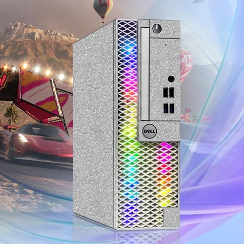 Vista 2 de Dell Computadora de escritorio para juegos RGB, Intel Quad Core I5-6500 hasta 3.6 GHz, Radeon RX 550 4G, 16 GB DDR4, 1 TB SSD, teclado y mouse RGB