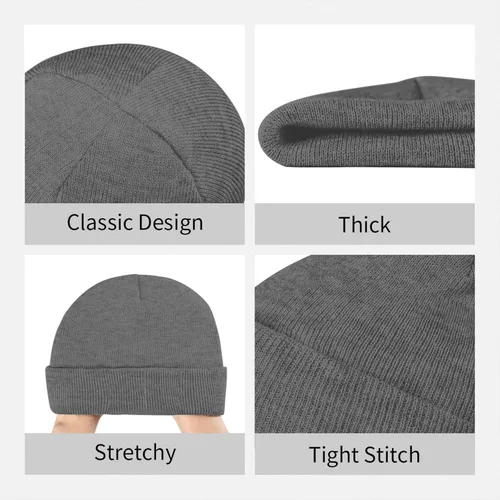 Vista 3 de Game Ouija Board Pattern Knit Hat Man's Womens Knit Hat Winter Soft Knitted Hat