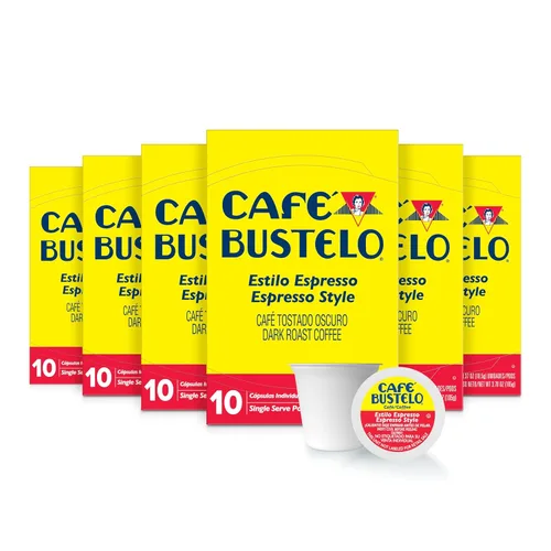 Vista 12 de Café Bustelo - Café de tostado medio, 10 cápsulas K-Cup (Paquete de 6)