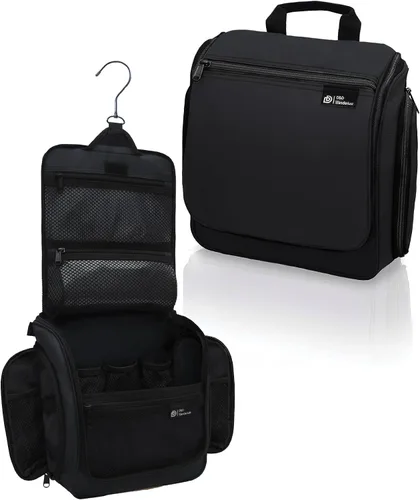 Vista 22 de D&D Bolsa colgante para artículos e aseo personal, organizador de viaje de diseñador para maquillaje y artículos de aseo, para hombres y mujeres