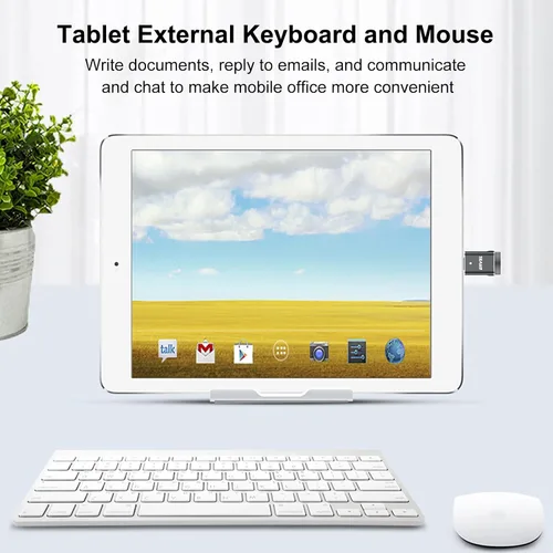 Vista 3 de ENVEL Adaptador USB a USB C, paquete de 2 unidades USB3 de transferencia de datos de alta velocidad de 10 Gbps, convertidor OTG Thunderbolt3 4