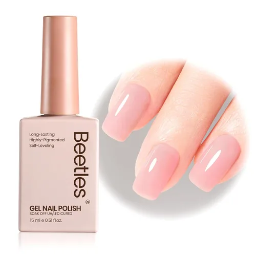 Vista 35 de Beetles - Esmalte de uñas de gel azul, 0.5 onzas líquidas, esmalte de gel azul profundo, efecto translúcido, esmalte de uñas neutro que se absorbe