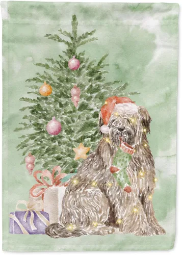 Vista 22 de Caroline's Treasures CK8213GF Bulldog Inglés #2 Regalos de Navidad y árbol de jardín Bandera de buzón Bandera decorativa para patio exterior, patio