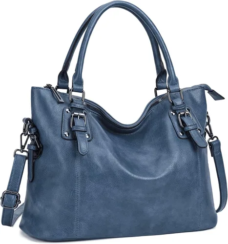 Vista 12 de VX VONXURY Bolso Hobo para mujer, bolso de mano, bandolera para mujer Negro