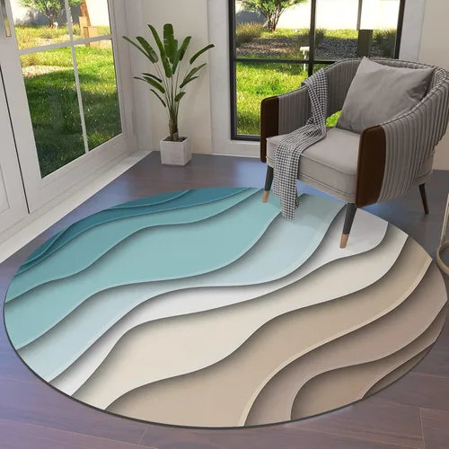 Vista 12 de Alfombra abstracta rosa y gris de San Valentín de 2 x 3 pies, alfombra estética geométrica moderna, antideslizante, rectangular, lavable