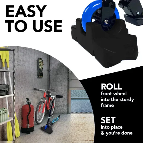 Vista 2 de 50 Strong Soporte para scooters – Se adapta a la mayoría de scooters con ruedas de 3.740 in a 4.921 in – Diseño entrelazado con base extra estable