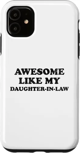 Vista 8 de Awesome Like My Daughter in Law Funny for Mom or Dad Parent Case for iPhone 17