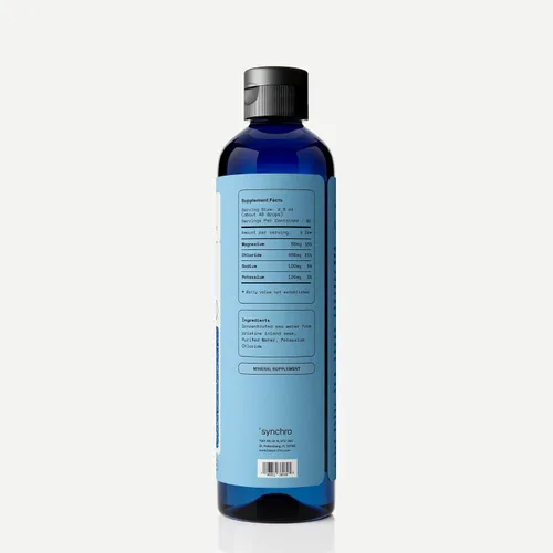 Vista 6 de Synchro - Gotas de minerales con electrolitos Hydros Trace, gotas de agua rica en minerales para agua con electrolitos, gotas de electrolitos