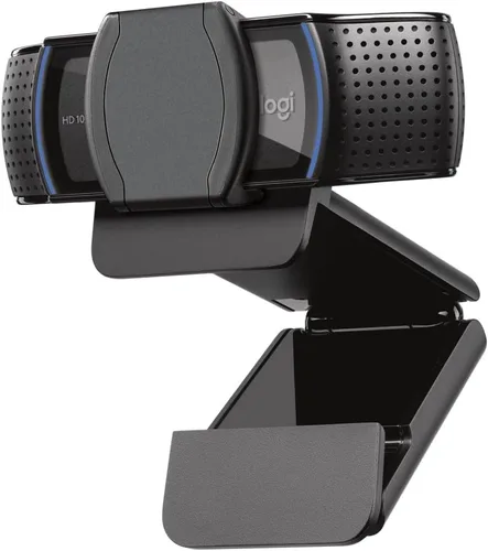 Vista 2 de Logitech Webcam HD Pro C920S 1080p USB, 960-001252 (1080p USB incluye cubierta a lente)