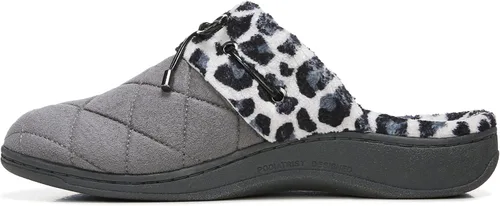 Vista 5 de Vionic Pleasant - Pantuflas ortopédicas para mujer, Negro