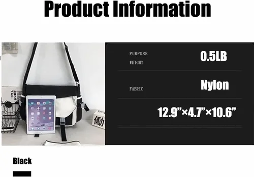 Vista 2 de Genshin Impact Crossbody Bag Xiao Single Shoulder Bag Handbag Adult Single Shoulder Backpack Bag