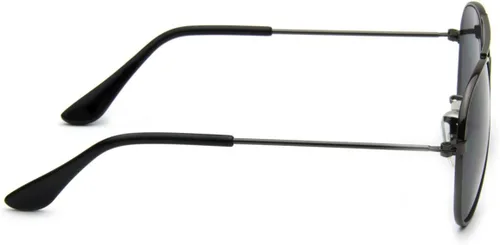 Vista 4 de Gafas de sol de metal retro estilo aviador para bebé niño y niña