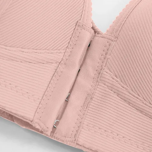 Vista 16 de Brasier sin aros para mujer, brasier sin aros, cómodo brasier sin varillas, ropa interior diaria