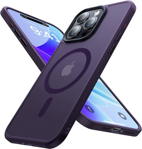 Vista 10 de Funda magnética a prueba de golpes para Samsung Galaxy S25 Ultra, protección de grado militar de 12 pies [compatible con MagSafe], parachoques