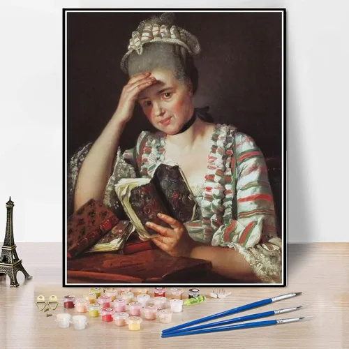Vista 14 de Pintura por números para adultos Napoleón cruzando los Alpes en el paso de San Bernardo, Th May Pintura por Jacques Louis David DIY Pintura al óleo