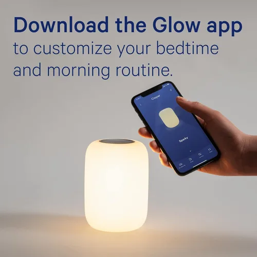 Vista 5 de Casper Sleep Glow Light, paquete doble, blanco