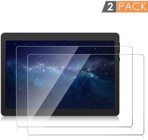 Vista 2 de Paquete de 2 protectores de pantalla de vidrio templado para Dragon Touch Notepad K10 Max10/ZONKO K105/WECOOL 10/YIERA 10/ectrus 10.1/ANTEMPER