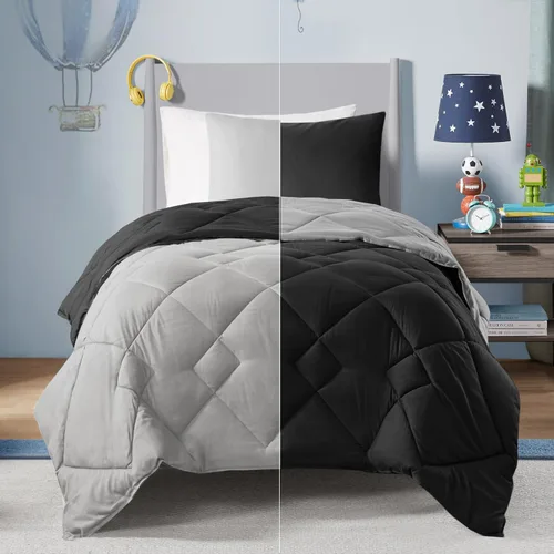 Vista 32 de Comfort Spaces Vixie Juego de Edredón Reversible - Cubierta Acolchada Geométrica Casual de Moda, Ropa de Cama Acogedora Alternativa de Plumón