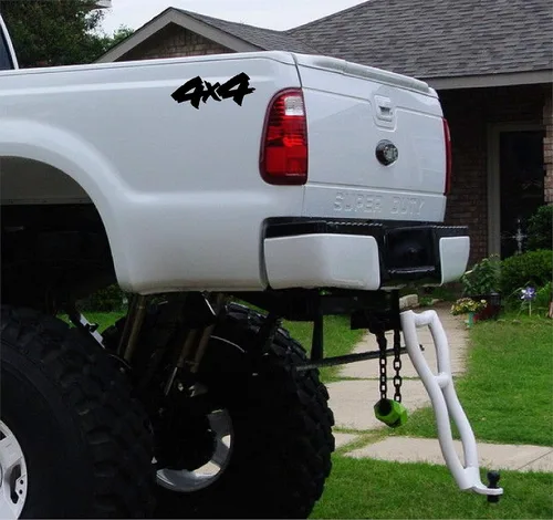 Vista 4 de 4X4 Camión Reemplazo Logotipos/Par/Vinilo Vehículo Chevy Calcomanía Gráfica Par