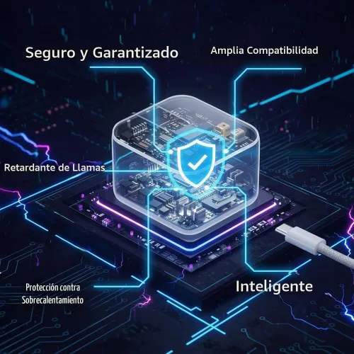 Vista 4 de Paquete de 2 cargadores USB C de 40 W de carga rápida, adaptador