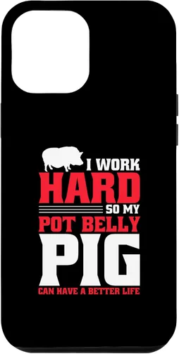 Vista 6 de iPhone 15 Pot Bellied Pig Owner Peluche Animal Toy Pot Belly Pig Lover Case