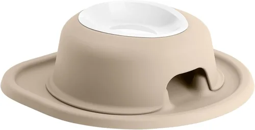 Vista 29 de WeatherTech Sistema de Alimentación Elevada Individual para Mascotas con Cuencos de Plástico para Perros/Gatos - Soporte Alto de 3 Pulgadas Gris