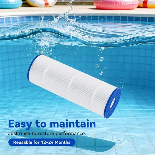 Vista 7 de Paquete de 4 cartuchos de filtro de piscina CCP320, compatibles con Pentair Clean & Clear Plus 320, reemplaza Pentair R173573, Pleatco PCC80-PAK4