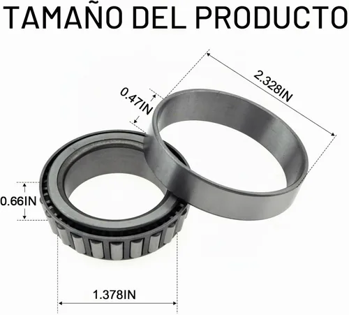 Vista 3 de MAXFAVOR 6 unidades de cojinete de rueda delantera y conjunto de cubo para Ford E-100 Econoline/E-100 Econoline Club Wagon 1975 1976 1977 1978 1979