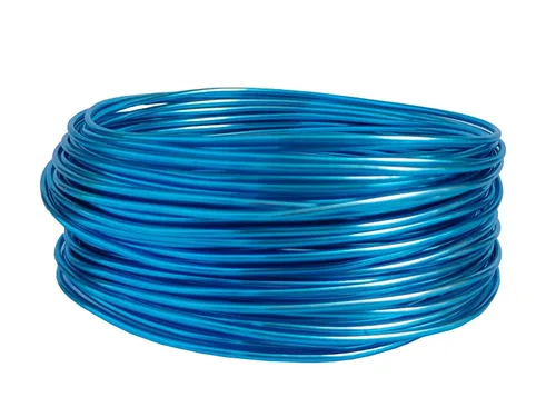 Vista 9 de Alambre de aluminio anodizado calibre 15 de 49 pies para hacer joyas y manualidades (0.059 in, negro, 41510)
