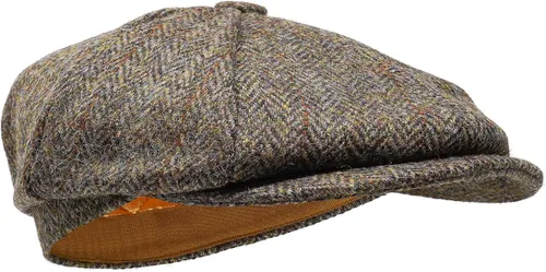 Vista 11 de Borges & Scott Gorra Lomond Newsboy - 100% lana tejida a mano - Harris Tweed - Resistente al agua